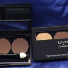 NYX 3 Color Eyeshadow Trio #14 HIGHLIGHT/BROWN/SUEDE