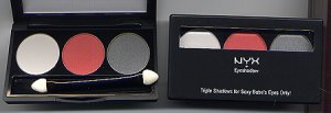 NYX 3 Color Eyeshadow Trio#29 WHITE/TROPICAL/SILVER