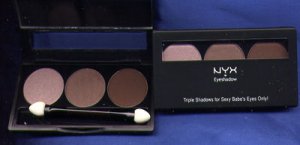 NYX 3 Color Eyeshadow Trio #15 ALOHA/MINK/Deep BRONZE