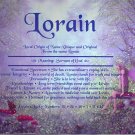 Fairy Personalized 1st NAME Meaning Print- Great Gift-ANY NAME!!