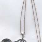SS Pentagram Pendant w/18" Chain-COOL! WICCAN!