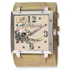 Ed Hardy Mens Warrior Hollywood Watch New! COOL!