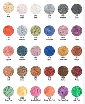 30 NYX Loose Pearl Powder Eyeshadow Pigments!All Colors