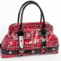 Rock N Roll Tartan Handbag  by Folter Brand New! SEXY! VEGAN!