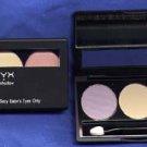NYX 3 Color Eyeshadow Trio #2 Pink/Yellow/Lavender