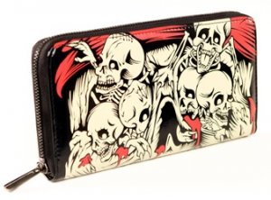 Skull Mouth Wallet by Folter Brand New! SEXY! Vegan