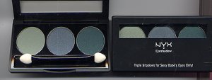 NYX 3 Color Eyeshadow Trio#23 LAGOON/AQUA/OCEAN