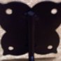 IRON Pot Holder w/Butterfly for the House! 8"