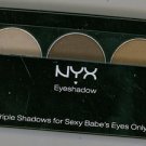 NYX 3 Color Eyeshadow Trio #02A Honey Comb