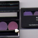 NYX 3 Color Eyeshadow Trio #6 PURPLE/Deep PURPLE/PRUNE