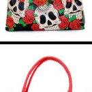 Skull & Roses Bag by Folter Brand New! SEXY! VEGAN!