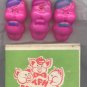 3 Pink Pig Ornaments-Vintage Glass Ornaments from Russia! In the Box!