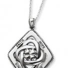 Family Blessings Necklace w/ 18" Chain .925 SterlingSentimental Expressions