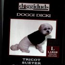 DOGGI DICKI by Doggiduds-Charcoal Size Large NIP!