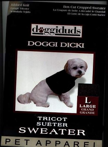 DOGGI DICKI by Doggiduds-Charcoal Size Large NIP!