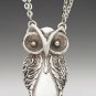 OWL Pendant Necklace w/ Chain by Silver Spoon Jewelry-FABULOUS !
