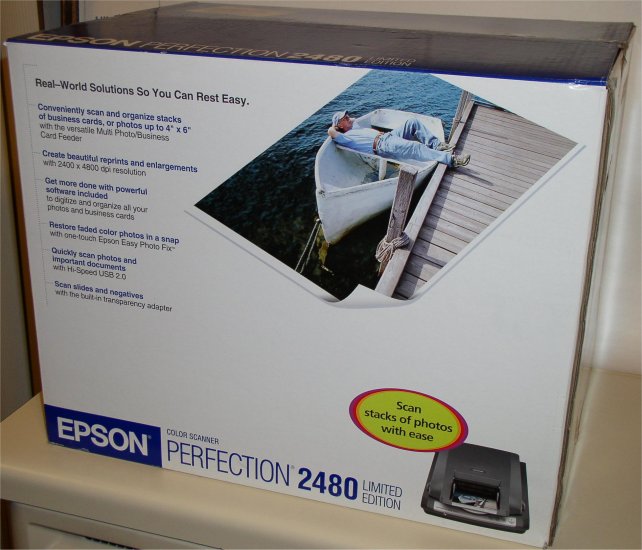 Epson Perfection 2480 Limited Edition Photo Flatbed Scanner with Feeder