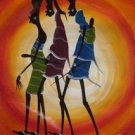Walking By Oil on Canvas