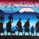 Maasai Walking Candle Wax Batik