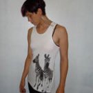 100% Cotton Zebra Singlet T