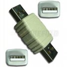 5 Pack USB A Male to A Male - Blue