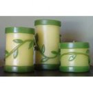 3 ¼  x  3”  Scented Carved Candle Model 840