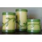 3 ¼  x  3”  Scented Carved Candle Model 840