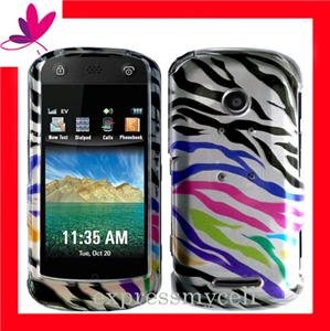 Hard Case Cover MOTOROLA CRUSH W835 - 2D COLORFUL ZEBRA