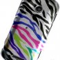 Hard Case Cover MOTOROLA CRUSH W835 - 2D COLORFUL ZEBRA