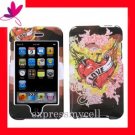 Hard Case Cover for APPLE ipod itouch 2nd 3rd Generation ~  LOVE TATTOO