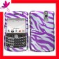 Hard Case Cover Blackberry Curve 8300 8310 8320 8330 2D PURPLE ZEBRA