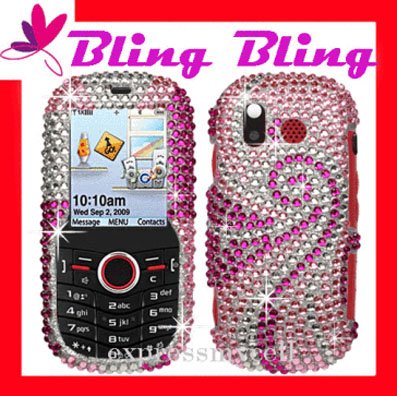 BLING Case Cover Samsung Intensity U450~ DIAMOND SWIVEL