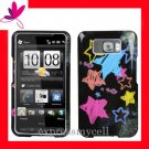 NEW Hard Case Cover for HTC HD2  ~  CHALK BOARD COLOR STAR