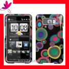 NEW  PREMIUM Hard Case Cover for HTC HD2  ~  COLOR BUBBLE