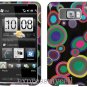 NEW  PREMIUM Hard Case Cover for HTC HD2  ~  COLOR BUBBLE