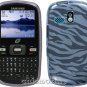 NEW Straight Talk  NET 10 TPU GEL Cover for SAMSUNG R355C ~ SMOKE ZEBRA