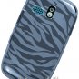 NEW Straight Talk  NET 10 TPU GEL Cover for SAMSUNG R355C ~ SMOKE ZEBRA