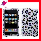 NEW PREMIUM HARD CASE for APPLE IPOD TOUCH 2ND 3RD GENERATION ~ RAINBOW COLOR LEOPARD