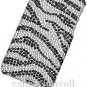 new Premium BLING BLING CASE COVER for APPLE iphone 4 4th Generation 4GS ~ DIAMOND ZEBRA
