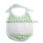 Baby Bib Green Dots