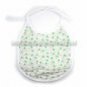 Baby Bib Green Dots