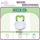 Baby Bib Green Velcro