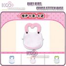 Baby Bib Pink Velcro