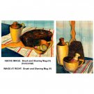 Brush and Shaving Mug (PAIR of images, each 9" x ~13", Medium; Giclee Print of Watercolor Painting)