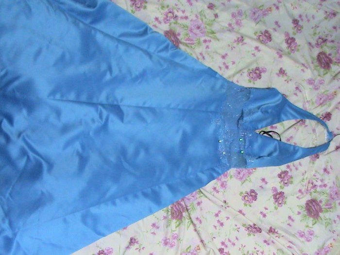 Blue Delaru JCPenney Prom Dress