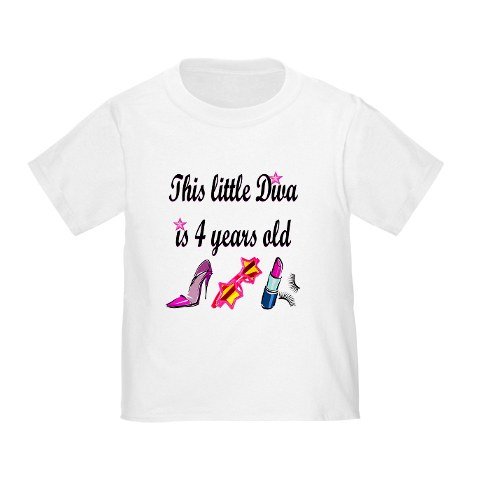 This Little Diva is 4 Years Old