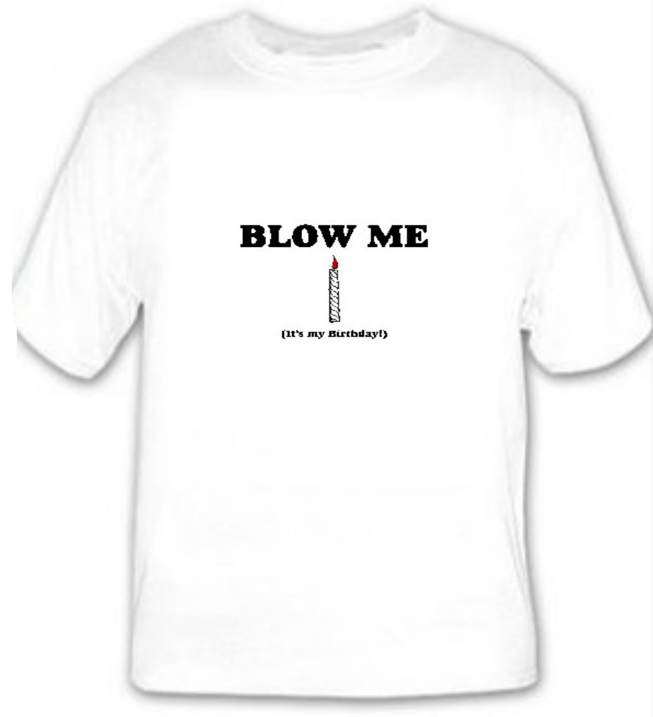 Blow Me ...It's My Birthday