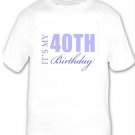 It's My 40th Birthday
