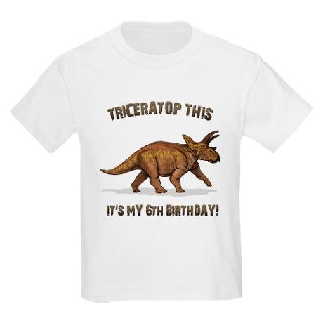 Triceratop This It's My 6th Birthday!