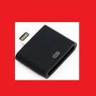 FREE S/H! 30-pin to 8-pin Lightning Adapter Converter for Apple iPhone 5 S C 6 plus BLACK